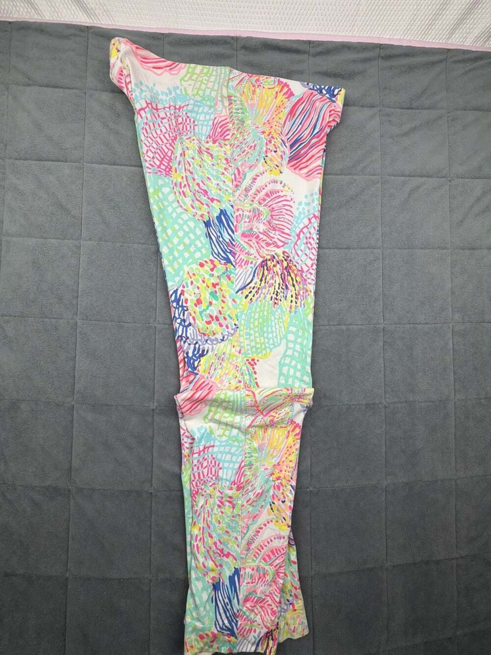 Lilly Pulitzer Georgia May Palazzo Pants Roar Of The Sea Print Size M